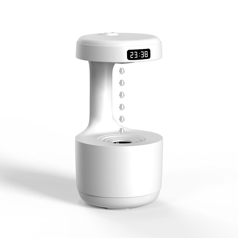 Silent Anti-gravity Air Humidifier with Levitating Water Drops